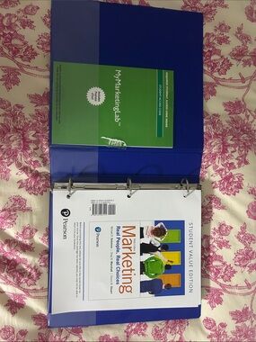 Pearson Marketing- Real People, Real Choices Textbook ISBN-13: 978-0-13-429314-1